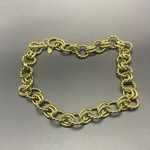 Heidi Daus Twisted Gold Necklace